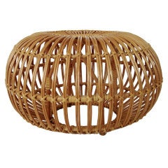 Rattan Stool by Franco Albini and Franca Helg