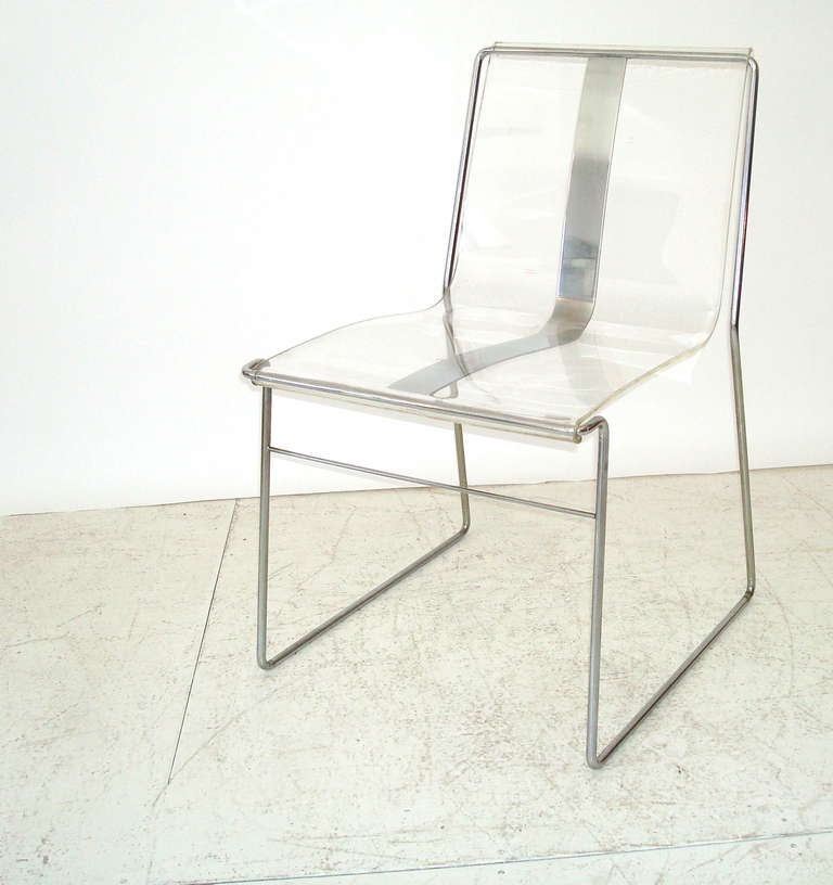 French Dining Chairs by Jacques Charpentier