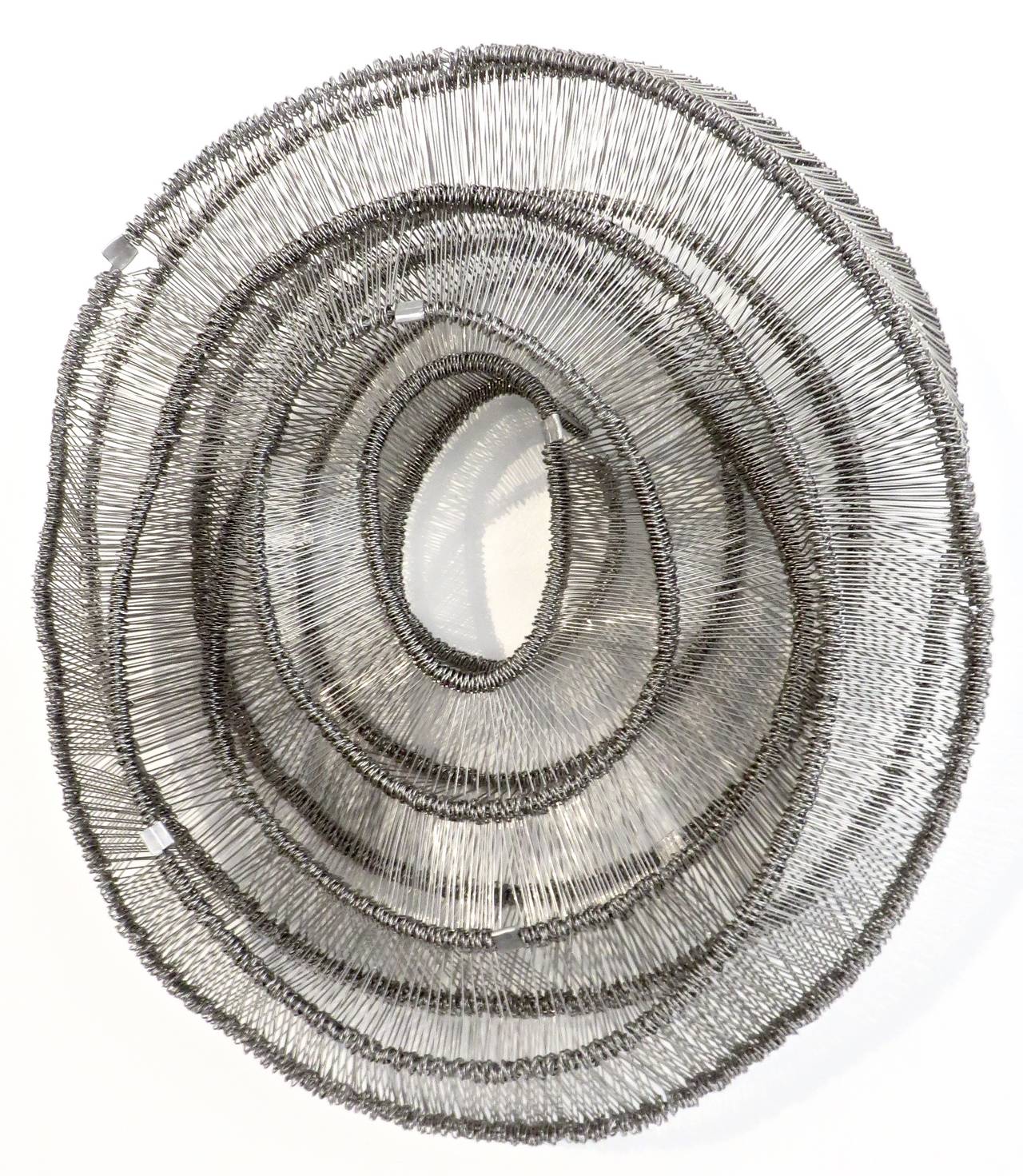 Eric Gushee Emergence Series No. 1 Stainless Steel Woven Metal Sculpture, 2015 2
