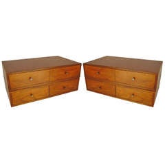 Pair of Jewelry Boxes in Walnut by Paul McCobb