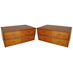 Pair of Jewelry Boxes in Walnut by Paul McCobb