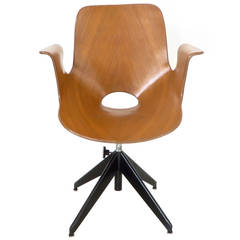 Italian Medea Desk Chair by Vittorio Nobili for Tagliabue