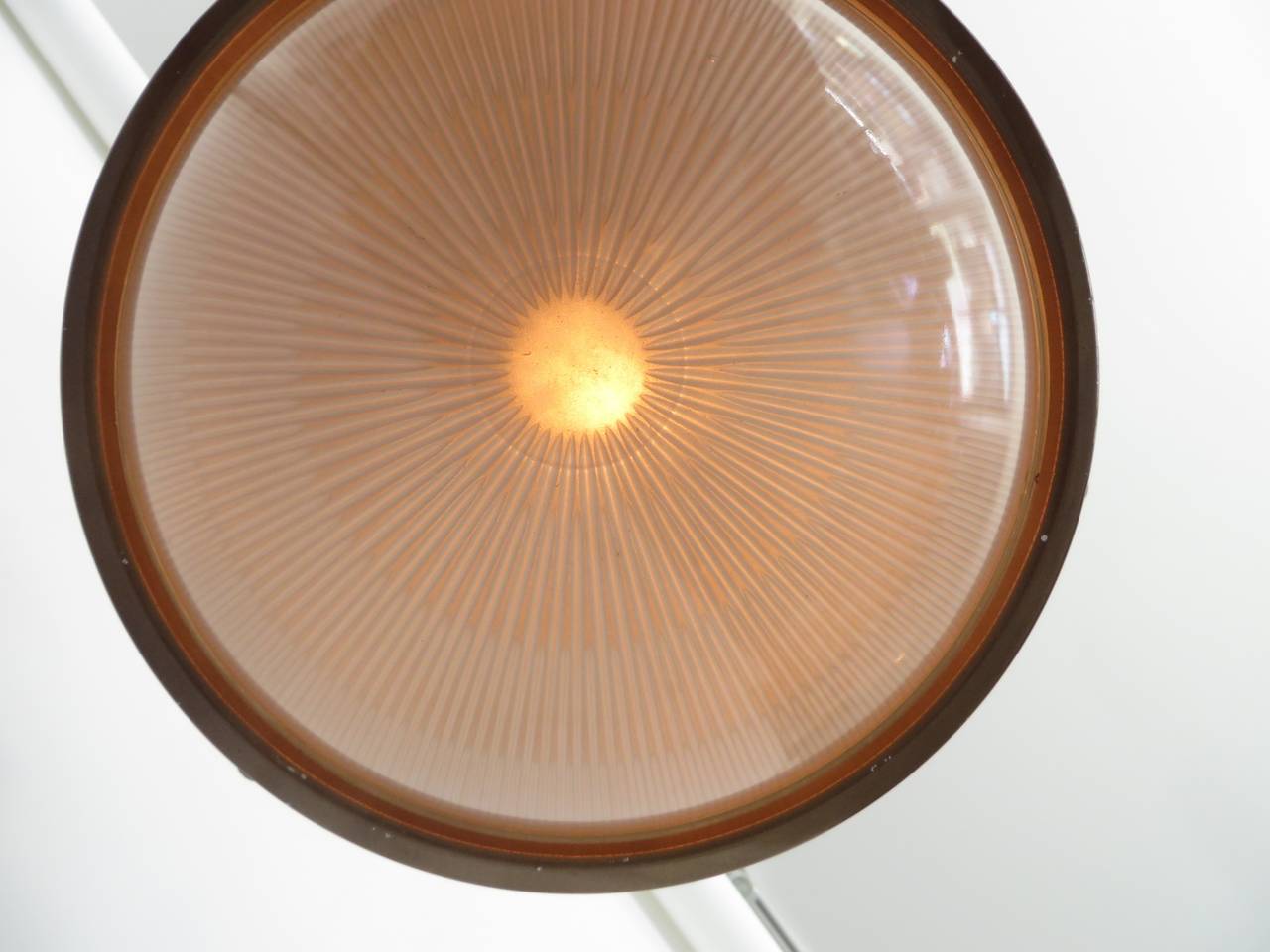 Italian Ceiling Lamp by Gino Sarfatti Model 3027p, for Arteluce In Good Condition In Chicago, IL