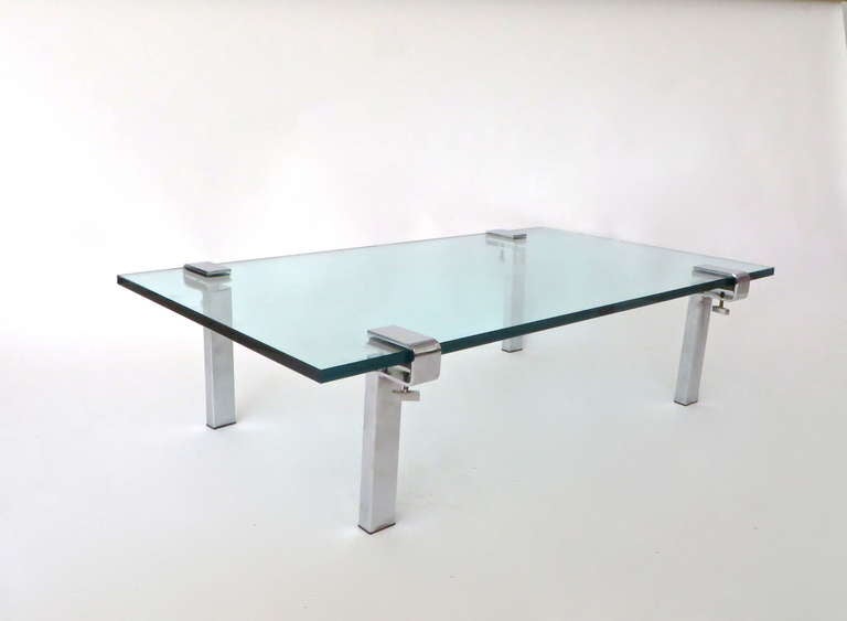 Mid-Century Modern T9 Low Coffee Table by Francois Arnal, Atelier A