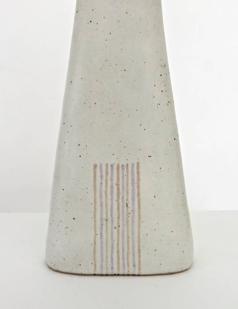 Very Large Italian Ceramic Bottle Vase by Bruno Gambone 4