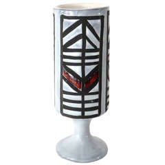 French Ceramic Chalice Style Mazagran by Roger Capron