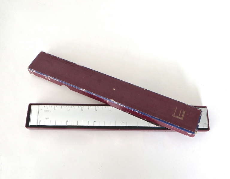 Dunhill Silver Plated Lighter In The Form of A Ruler 2
