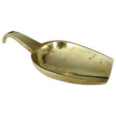 Vintage Carl Aubock  Brass  Dish Scoop