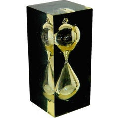 French Hourglass Sand Timer in Resin