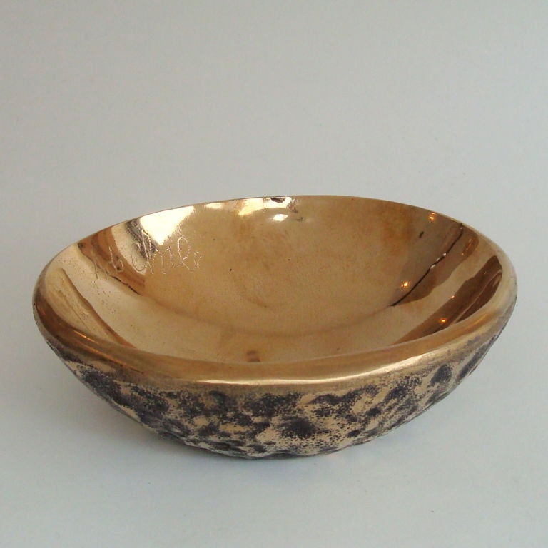 Belgian Bronze Bowl by Ado Chale