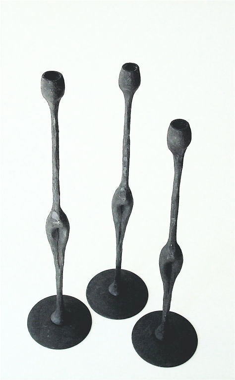 Female Torso Candleholders signed Mazzorella