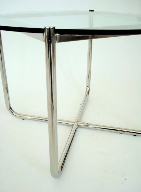 20th Century International Style MR Side Table by Mies van der Rohe for Knoll