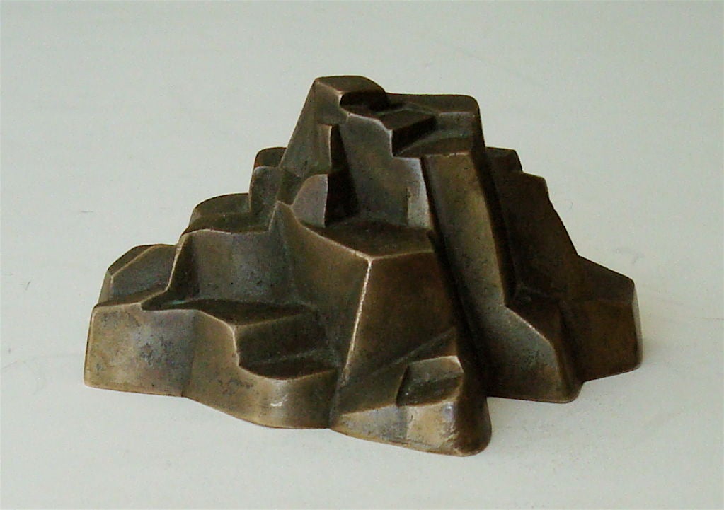 20ième siècle Sculpture en bronze Francois Stahly