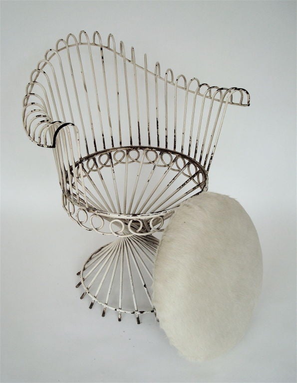 French Garden Chair by Mathieu Mategot 2