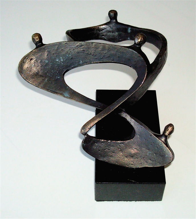 French Bronze Sculpture signed CAR