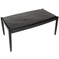 French Slate and Oak Coffee Table 11