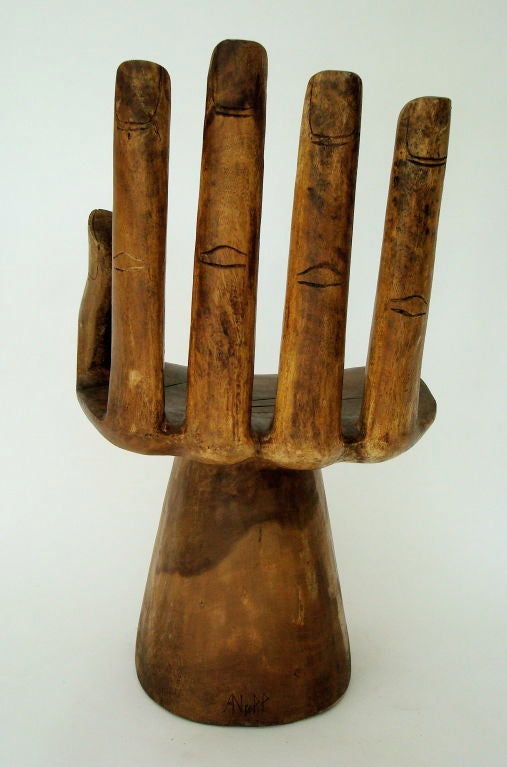 Carved Hand Chair 1