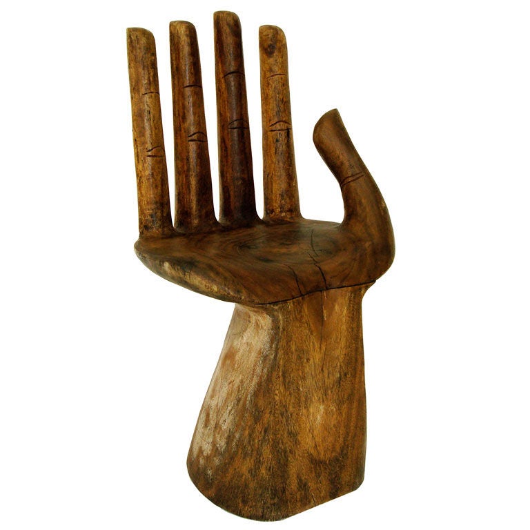 Carved Hand Chair