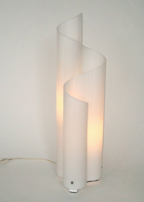 Mezzachimera table lamp by Vico Magistretti for Artemide, original edition c 1970.<br />
Two Floor Lamps also available. All early edition. Email for photos.