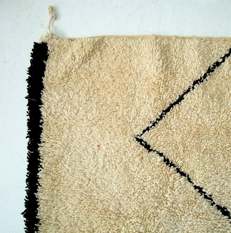 Wool Beni Ourain Tribal Moroccan Rug