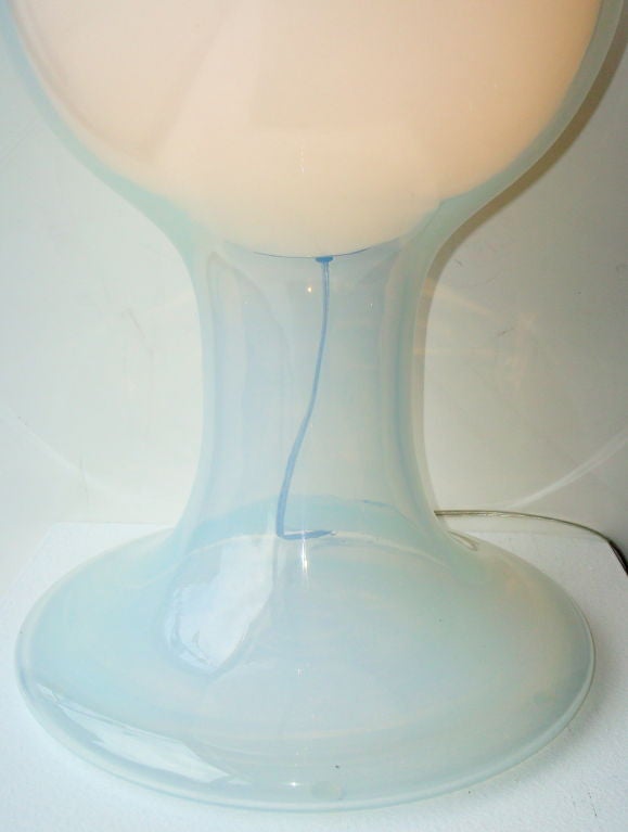 Blown Glass LT216 Italian Table Lamp designed by Carlo Nason for Mazzega