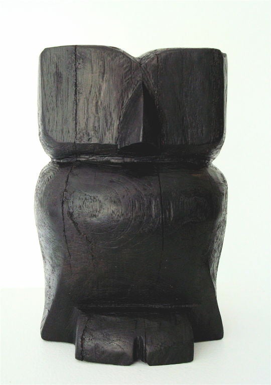 Hand Carved Owls from Burma