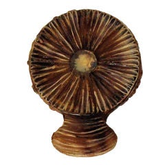 Miniature Hand Mirror by Line Vautrin in Talosel and Shell