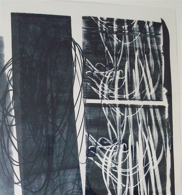 French Abstract Lithograph by Hans Hartung, edited by Galerie de France