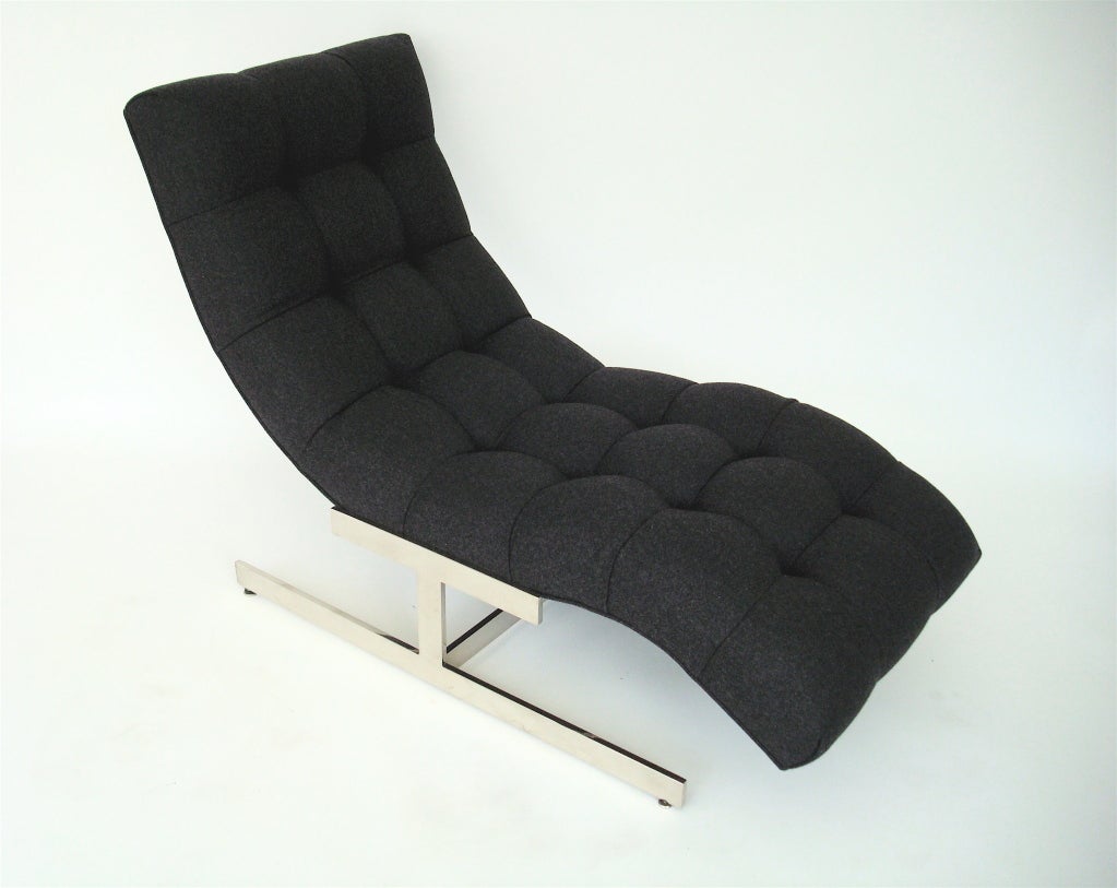American Wave Chaise by Milo Baughman