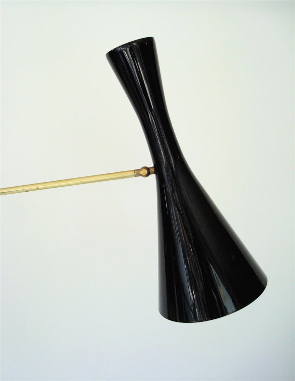 Italian Floor Lamp by Fontana Arte In Excellent Condition In Chicago, IL