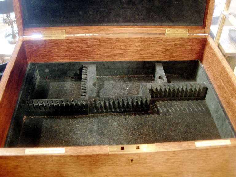 19th Century Custom-Fitted Box for Silver Flatware 1