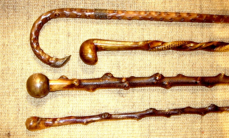 Collection Of English Walking Sticks In Excellent Condition In Buchanan, MI
