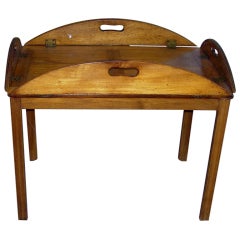 Early 19th Century Butlers Tray On Later Stand