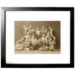Collection of Vintage Sporting Photographs Including Yale Team