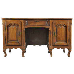 Provincial Louis XV Walnut Desk or Vanity 12