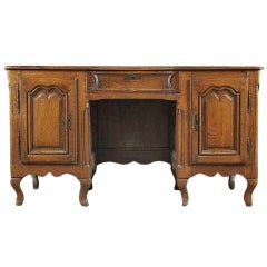 Provincial Louis XV Walnut Desk or Vanity