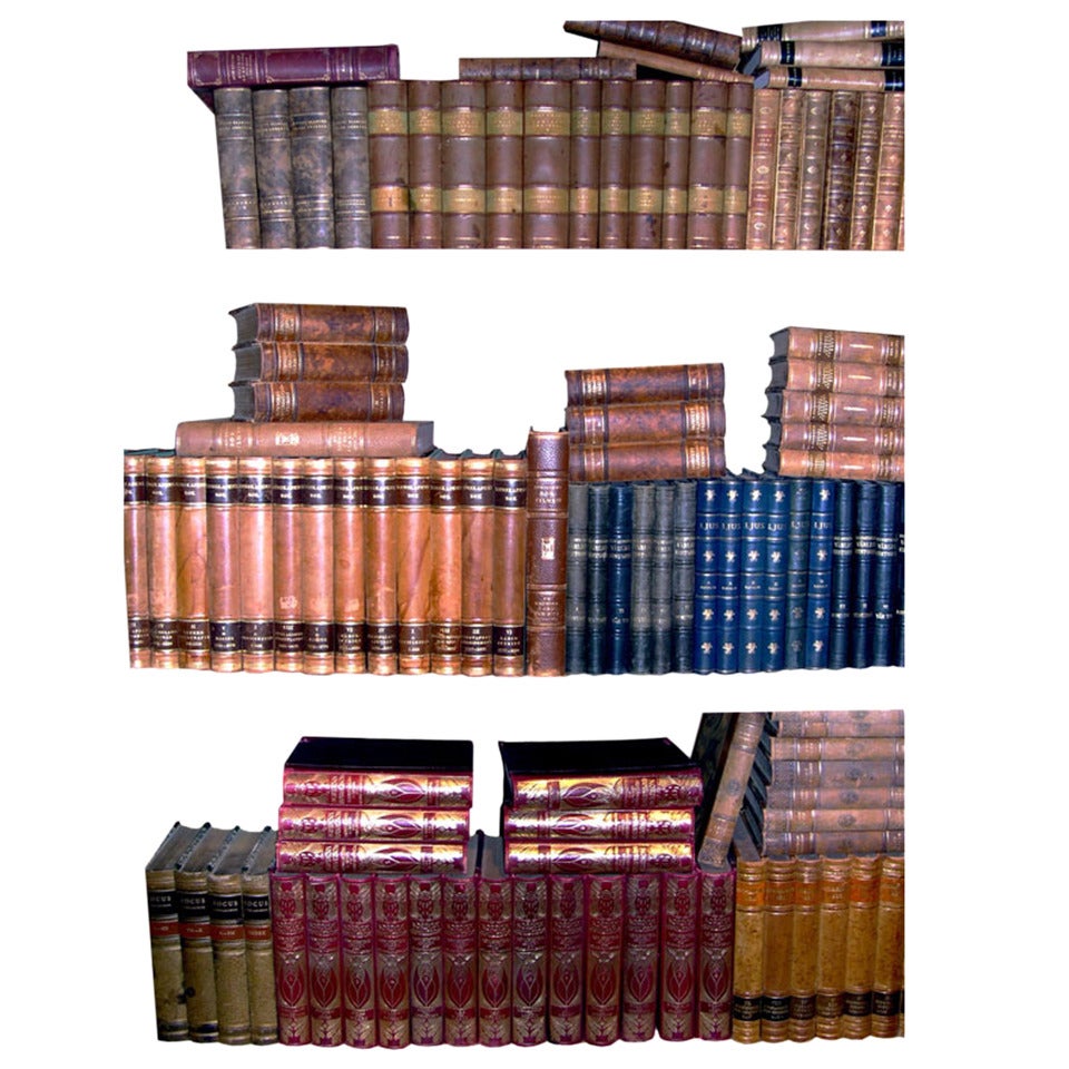 Assorted Leather Bound Books