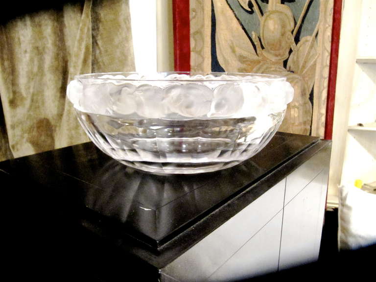 Lalique Crystal Center Bowl