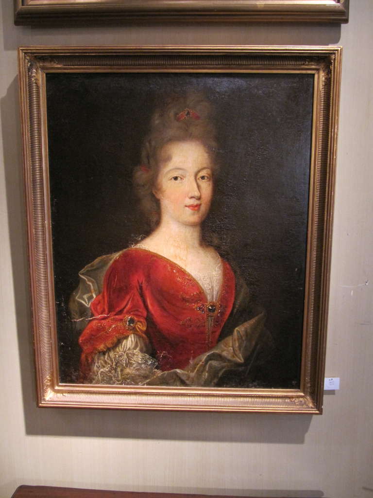 18th century portrait of a lady.