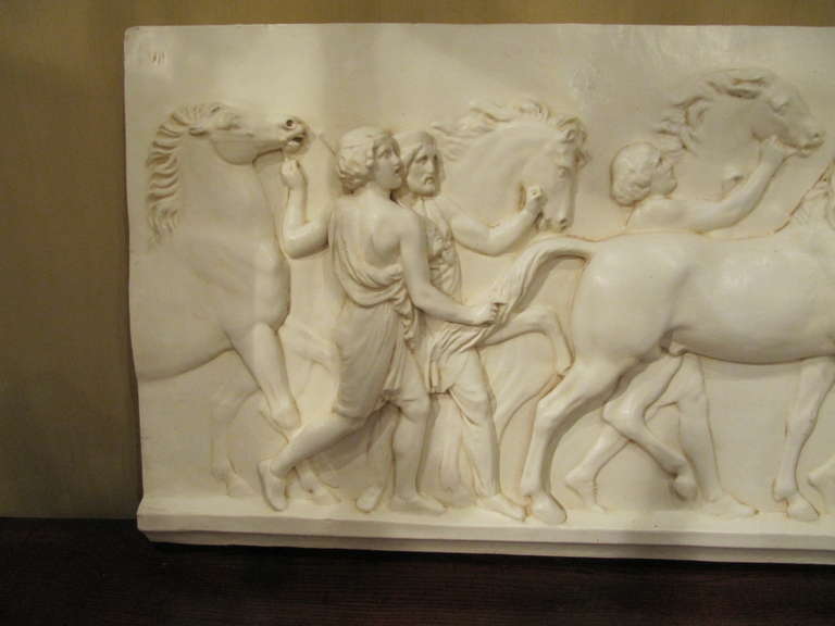 French One Pair of Bas Reliefs of Classical Form