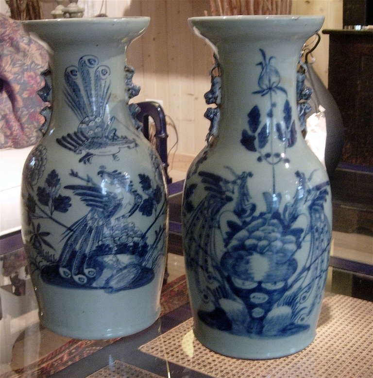 Collection Of Four Chinese Blue And White Temple Jars In Excellent Condition In Buchanan, MI