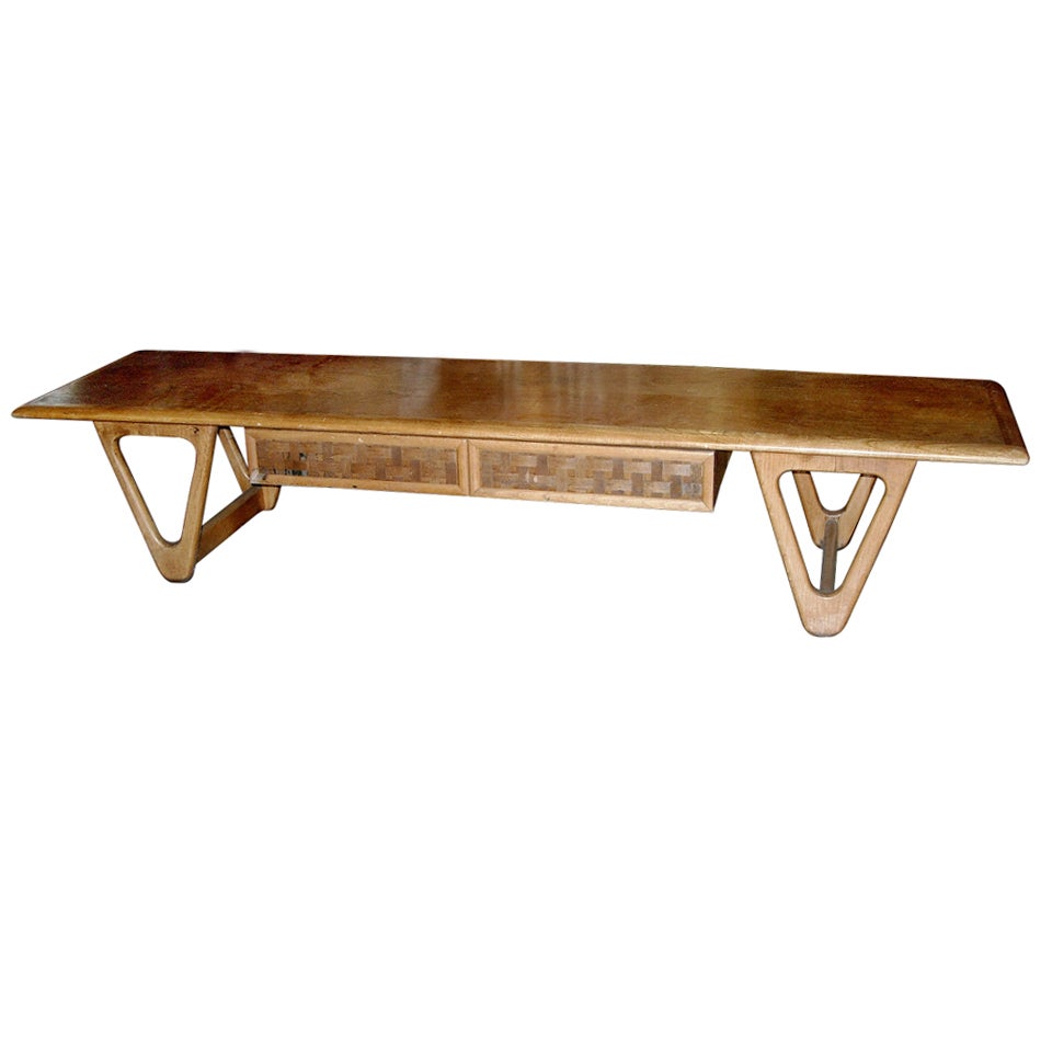 Midcentury Coffee Table of Great Form in the Style of Persal