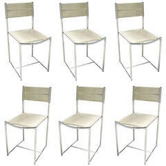 Set of Four Italian Spaghetti Chairs by Giandomenico Belotti