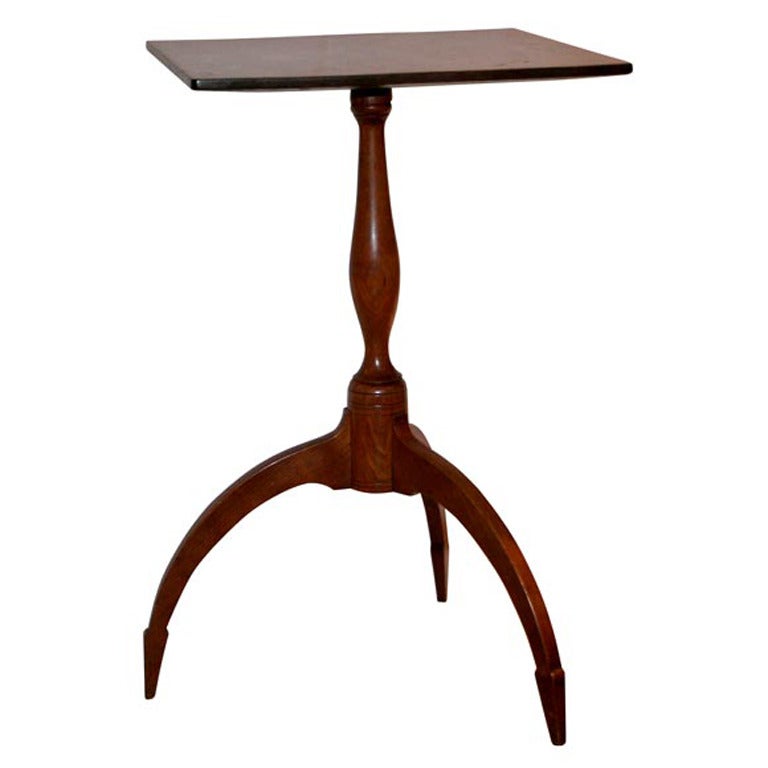 American Cherry Candle Stand For Sale