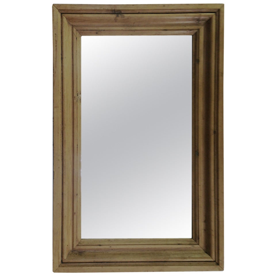 English Pine Frame Mirror
