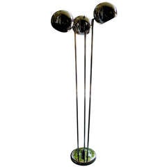 Very Chic Mid Century Three Light Floor Lamp 6
