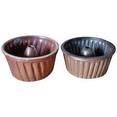 Two 19th Century Red Ware Cake Molds
