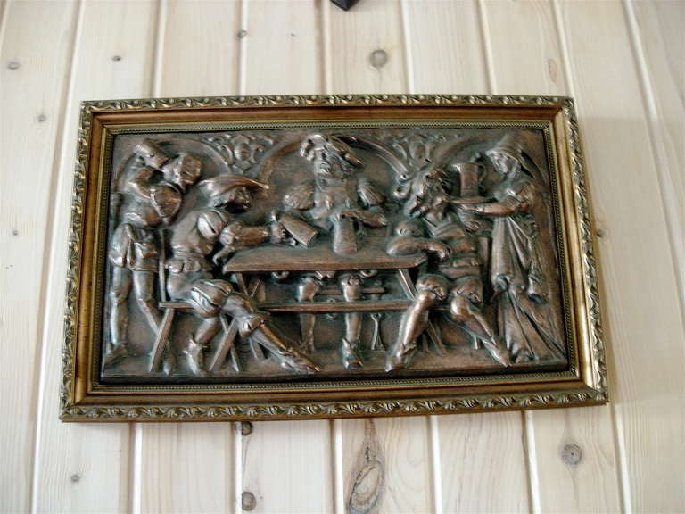 Copper Bas Relief