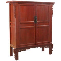 Red Lacquer Temple Cabinet, Shan XI China 6