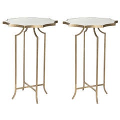 Charming Pair of Diminutive Drinks Tables in the Style of Maison Baguès 7